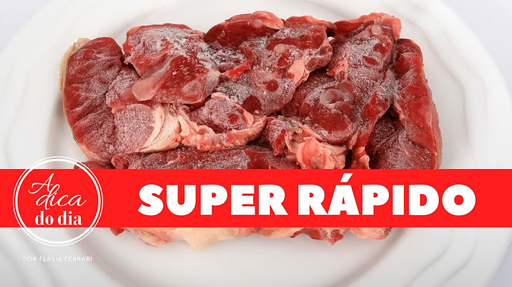 COMO DESCONGELAR CARNE MAIS RÁPIDO | FLÁVIA FERRARI