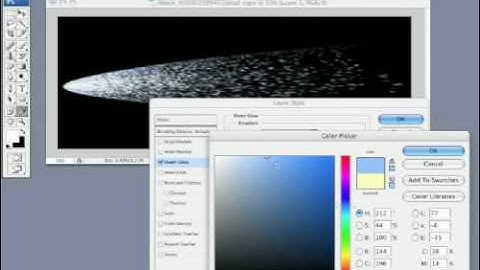 How to make Shooting Star Adobe Photoshop