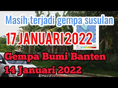 Gempa Bumi hari ini || 4 Febuari 2022 di Banten Lagi