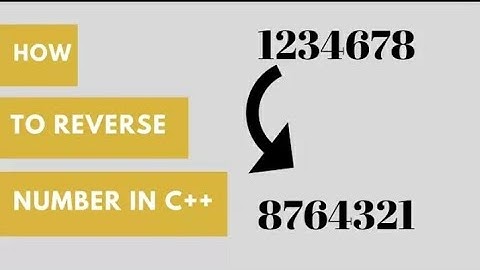 How to reverse a Number in C++ || Reverse of a number in C++ using  for Loop || MH Computer Academy