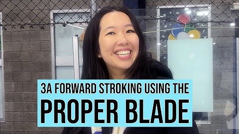 Adult 3 A Forward Stroking using the Proper Blade #adultfigureskating