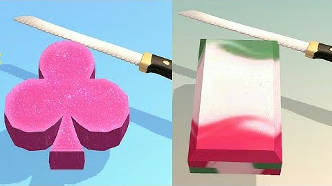 Soap Cutting! very Satisfying and Relaxing ASMR Slicing game