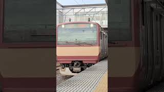 JR常磐線水戸駅  531系赤電発車