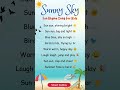 Sun Sun Shining Bright #englishlistening #englishpractice #englishspeaking #learnenglishwithstories