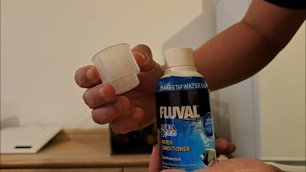 Using Fluval Aqua Plus Water Conditioner to Water Change my Fluval Flex