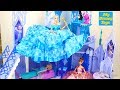 Disney Frozen Elsa's Ice Magic Palace Morning routine Elsa Palácio de gelo Putri Istana