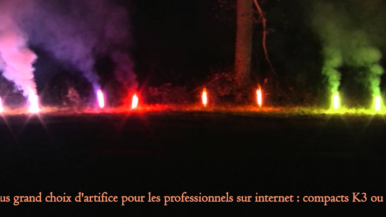 Feu d'artifice : Flammes de Bengale 