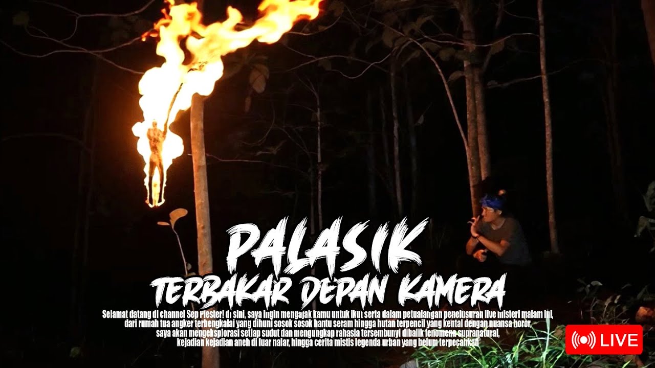Bakar Palasik Depan Kamera! Jin Penganut Ilmu Hitam