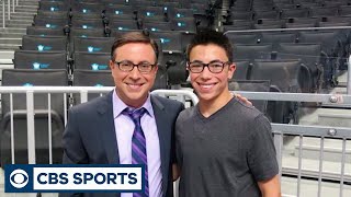 Celebrity Ian and Noah Eagle are figuring out how to manage their grooming while under quarantine | CBS Sports Profile