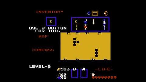 Legend of Zelda (Zelda 1) - Second Quest run, Swordless, No deaths, Part 3 of 6