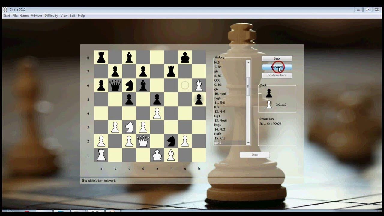 Chess start. Chess expert. spark chess against computer.