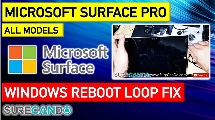 Microsoft Surface Pro Reboot Loop Fix Windows Update Corrupt