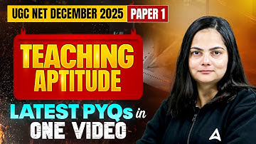 UGC NET Paper 1 Teaching Aptitude | Teaching Aptitude For UGC NET | UGC NET Teaching Aptitude PYQ