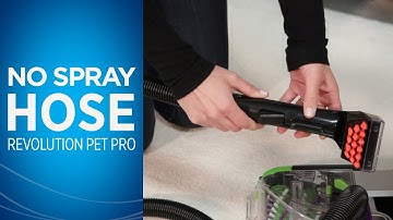 What to do if no spray is coming from the hose on ProHeat 2X® Revolution™ Pet Pro | BISSELL