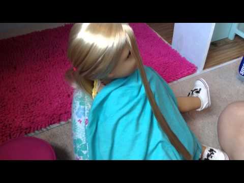 Como: endireitar seu cabelo americano bonecas da menina!