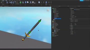 Roblox Studio - How To Make A Sword With A Trail
