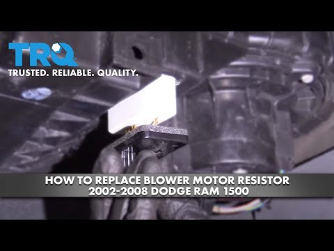 How to Replace Blower Motor Resistor 2002-2008 Dodge RAM 1500