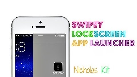 [iOS 7 Cydia Tweak] Swipey - Lockscreen App Launcher