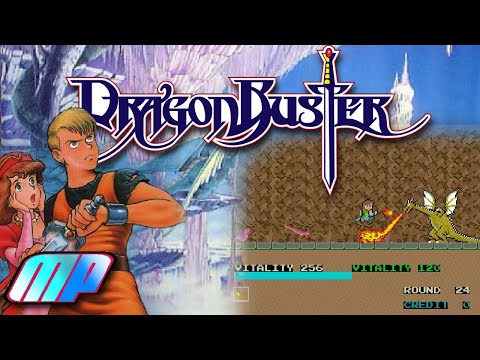 Dragon Buster (Arcade) Playthrough longplay retro video game