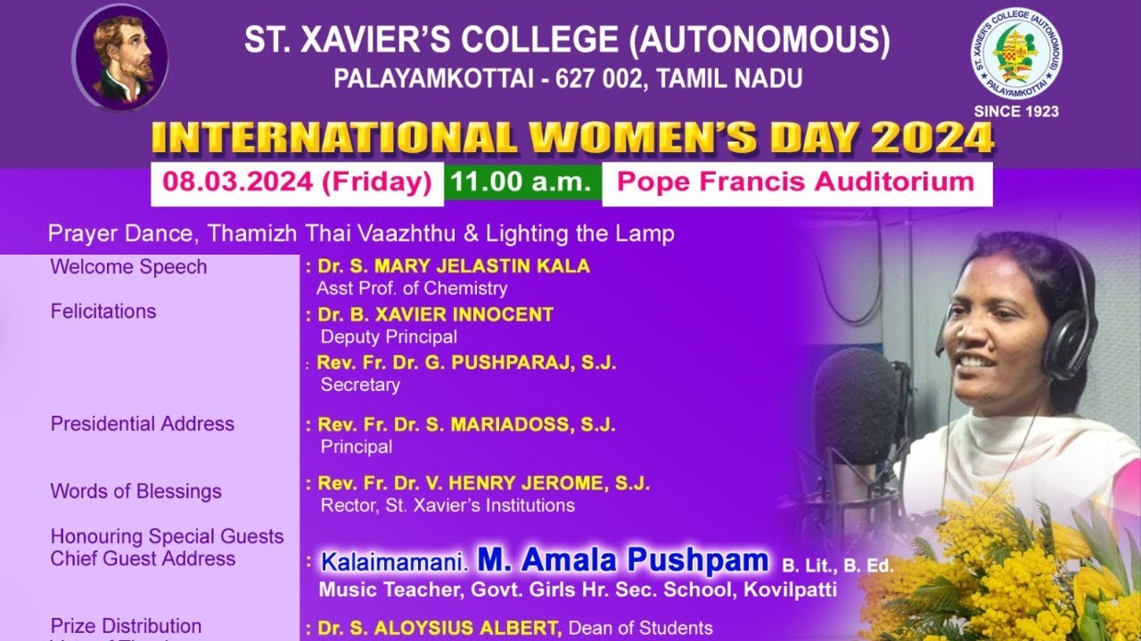 st-xavier-s-college-palayamko-chief-guest-kalaimamani-m-amala