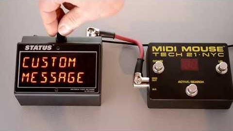 STATUS MIDI Display | How to Name Presets | by Step Audio