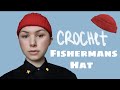 How to Crochet a Fisherman's Hat - short beanie - watchmans cap - Corduroykidd