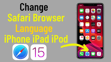 HOW TO CHANGE SAFARI BROWSER LANGUAGE ON IPHONE IPAD IOS 15 - 2021..