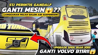 SEMAKIN SANGAR🔥TAMPILAN TERKINI WAJAH BARU BUS STJ GANDALF⁉️DIAM-DIAM UPGRADE MESIN SPEK BALAPAN🔥‼️