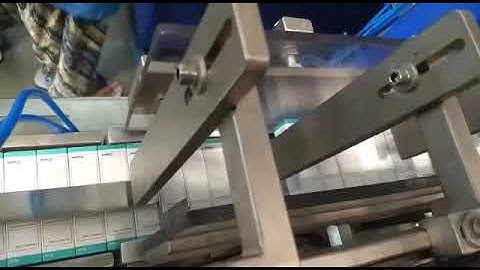 VERTICAL COLLATION PHARMA MONO CARTON HIGH SPEED SHRINKWRAP MACHINE