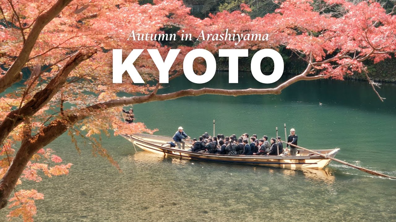 🍁 KYOTO VLOG | Mùa thu ở Arashiyama | Ngắm lá đỏ, chuyến thuyền trên sông & những góc bình yên