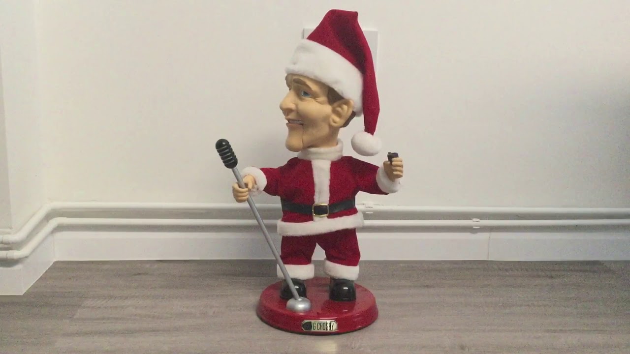 Bing Crosby - Gemmy Pop Culture animated figure Christmas version