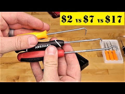 Are $2 PICKS any Good?!!! Milwaukee vs Husky vs Harbor Freight | Precision Pick Review