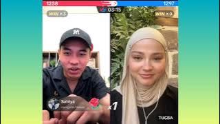 Full moment Fiki dan Tugba menyatakan saling sayang. merah kaya kepiting rebus berdua