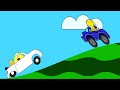 Pou vs Moy 7 - Juego de coches de Pou y Moy. Carreras de mascotas.