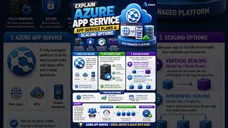 Explain Azure App Service, App Service Plans, and scaling options.