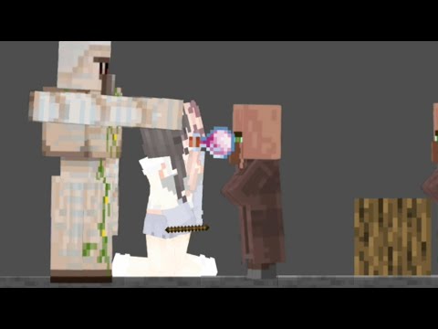 Minecraft animation: giantess part 2 (12+)