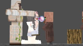 Minecraft animation: giantess part 2 (12+)