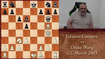 Five Minutes with Ben: Fabiano Caruana vs Drake Wang, ICC Match 2003