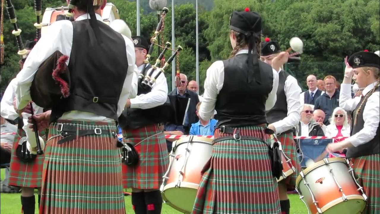 Tullylagan Pipe Band Newcastle 2022 YouTube