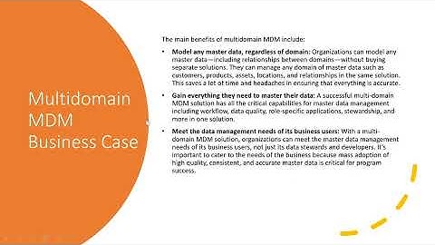 Intro to multidomain MDM