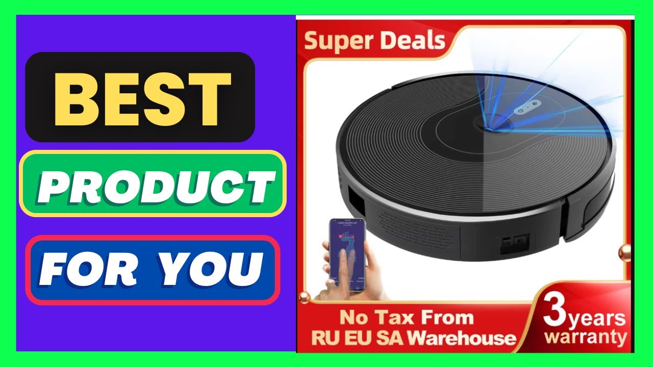 Robot Vacuum Cleaner ABIR X6PRO ,Smart Eye System,