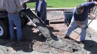 CONFAB, Inc. Mix-n-Pour Concrete Mixing Trailer