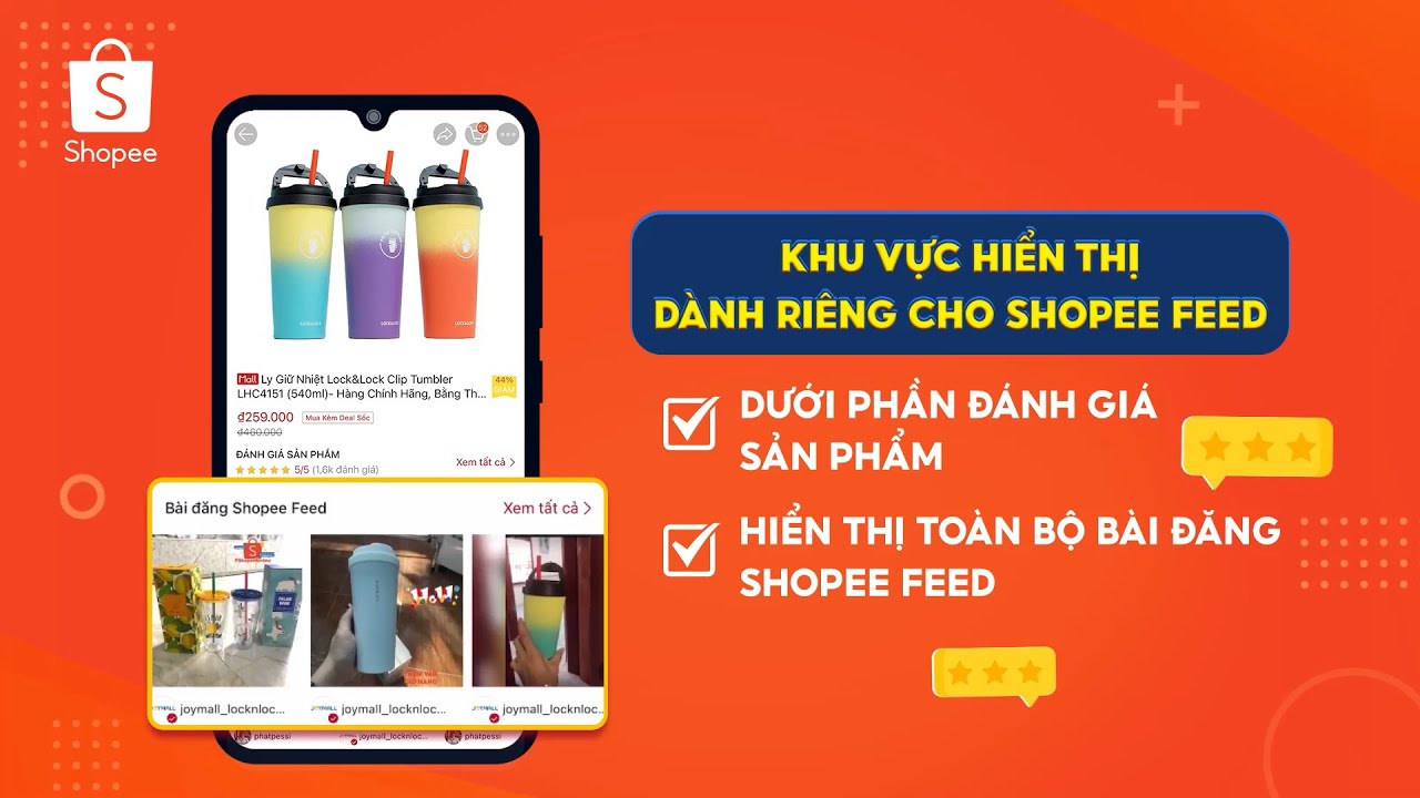 SHOPEE FEED -  KHU VỰC HIỂN THỊ DÀNH RIÊNG TRÊN MỖI SẢN PHẨM 🌟