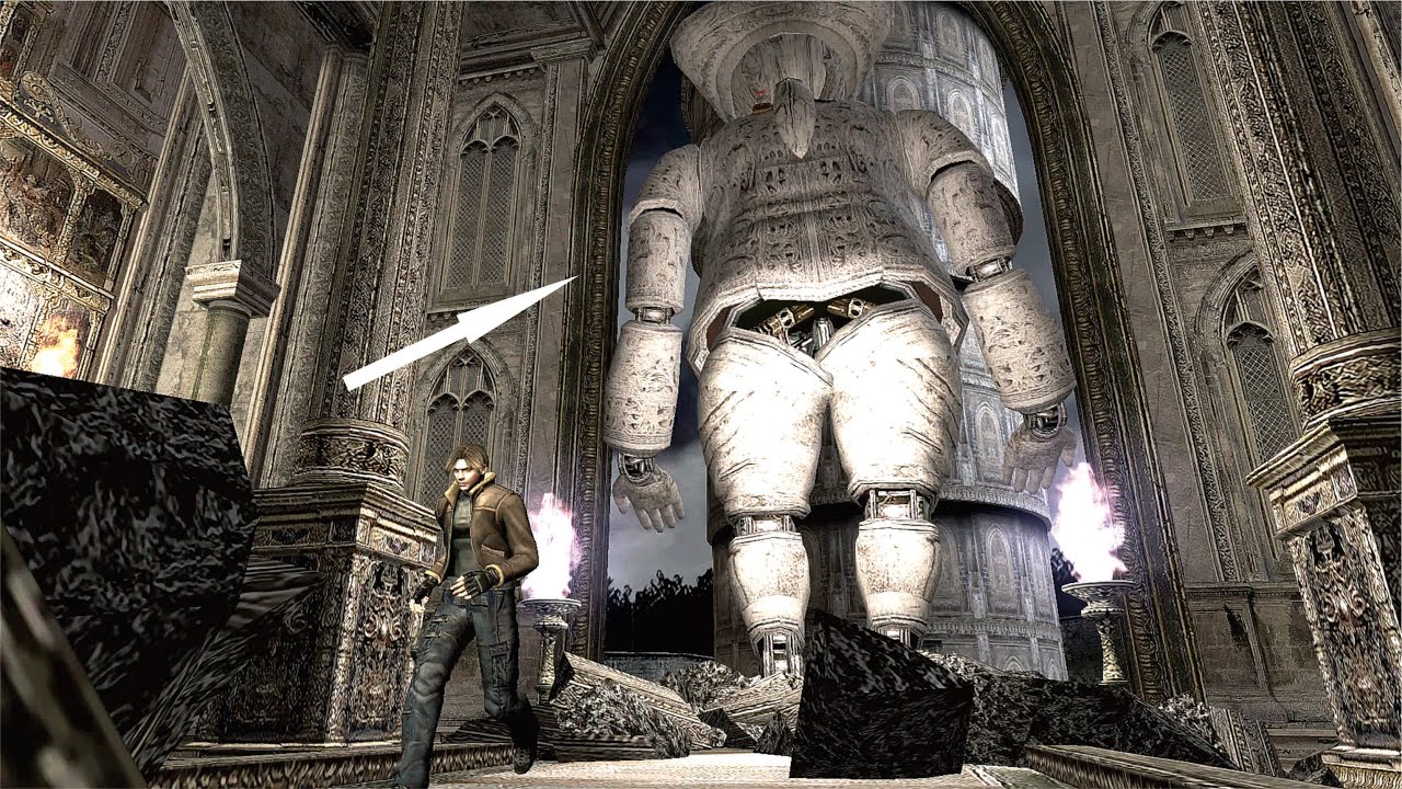 What Happens If Leon Go Back During Chased By Salazar Statue? - Resident Evil 4