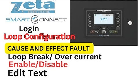 Smart Connect Multiloop Troubleshooting |Loop Break Fault| Loop Configuration #zeta #firealarm #loop