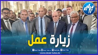 وزير الشؤون الدنيية يتحدث عن المسجد القطب بغليزان زيارة بصحبة الوالي لتفقد هذا المشروع الذي تأخر