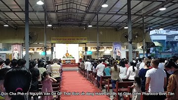 Đức Cha Phê-rô Nguyễn Văn Đệ GP Thái Bình về dâng lễ tại Giáo Điểm Phanxicô Bình Tân