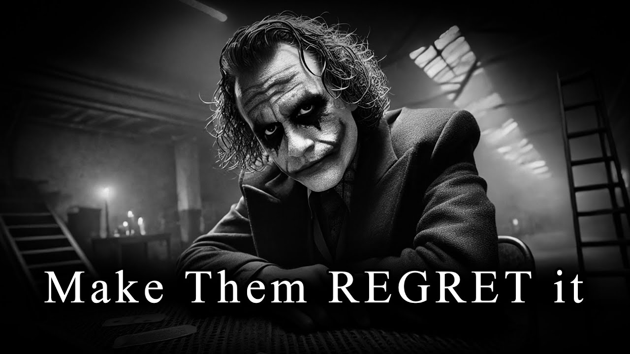 Они не могут отменить то, что сделали, заставьте их пожалеть об этом — речь Джокера