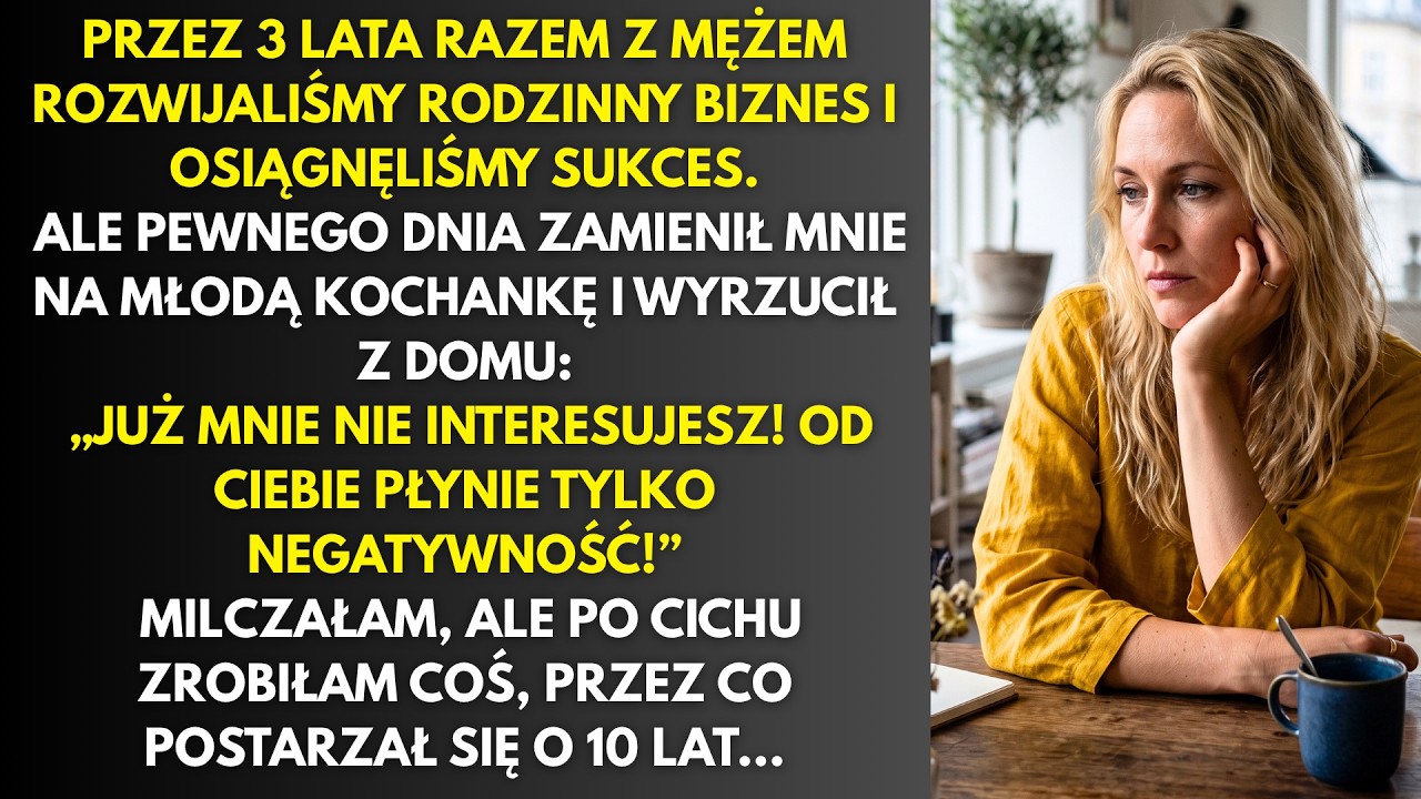 „Nina, musimy porozmawiać poważnie. Zakochałem się. To Jagoda. Recepcjonistka, którą zatrudniłem pół roku temu." Przez jedenaście lat byłam kobietą, której nikt nie zauważał, a bez której nic by...