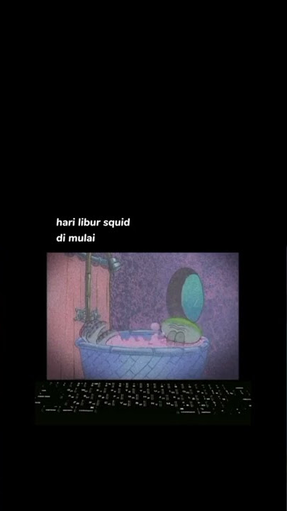 Ada saatnya kita bersantai dan tidak peduli apapun #shorts #squidward #spongebob #quotes